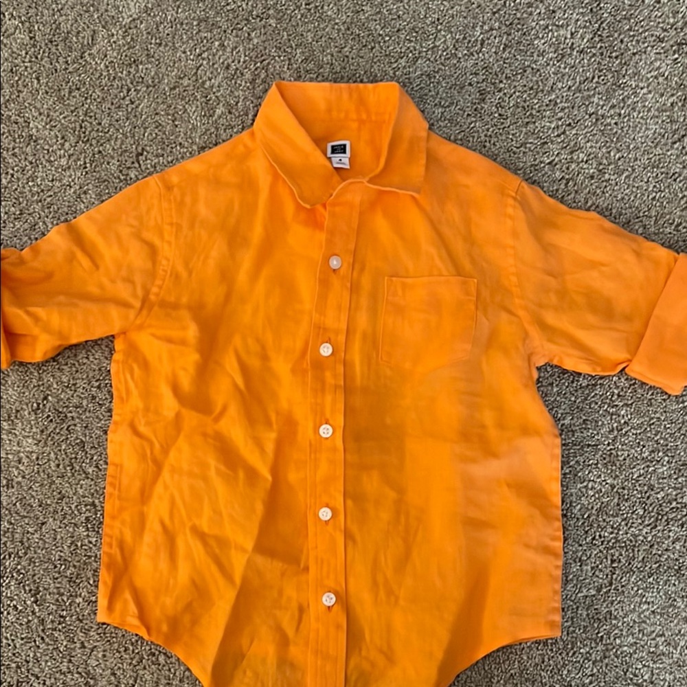 Vibrant Orange Shirt